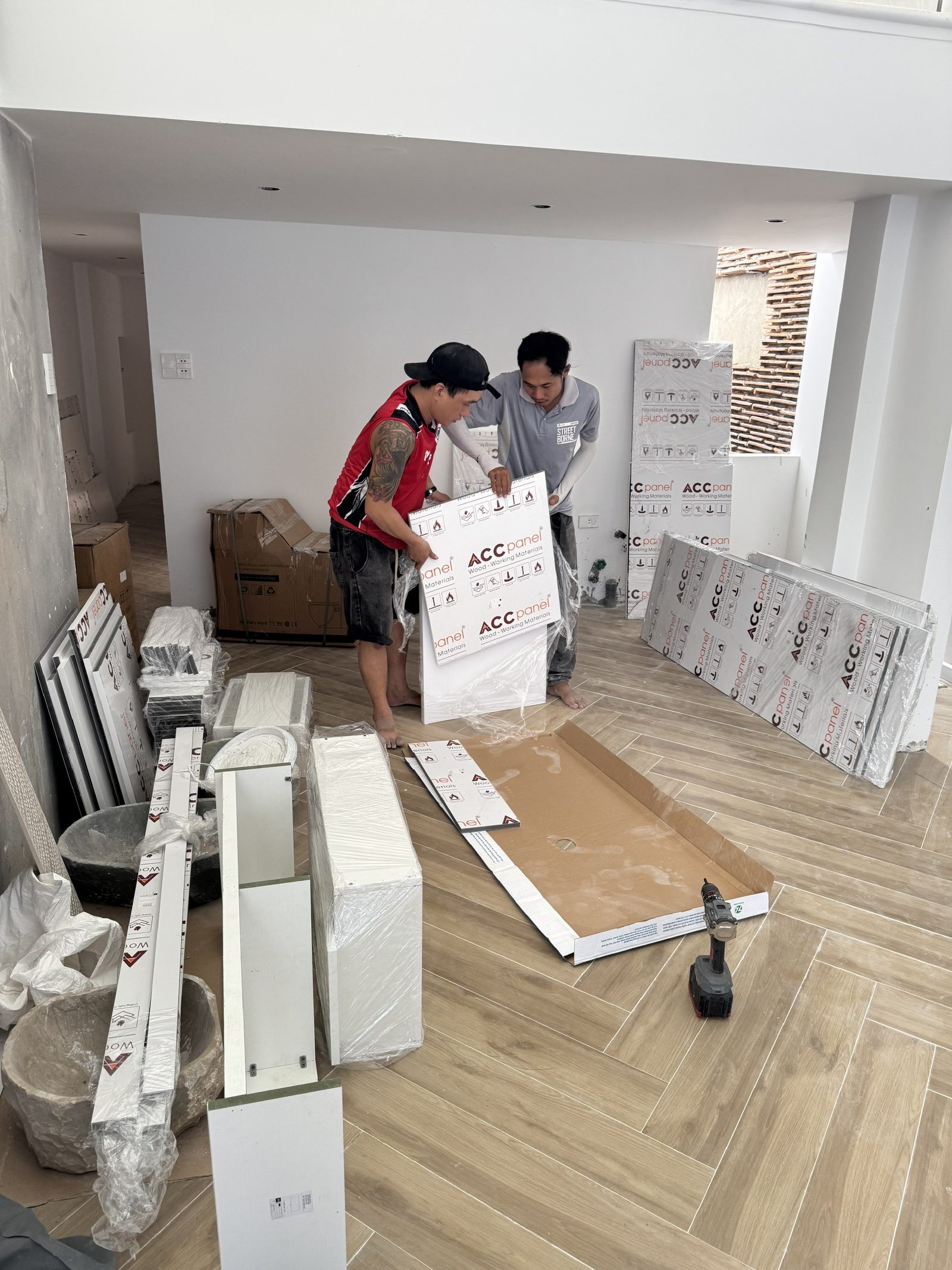 Hoàn thiện lắp đặt tại công trình